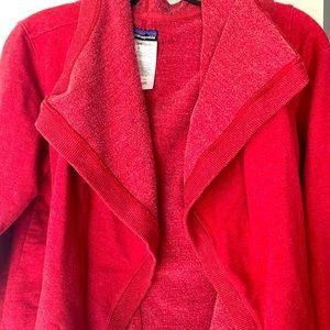 Patagonia shawl sweatshirt.